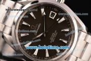 Omega Seamaster Aqua Terra 150M Perfect Clone 8500 Automatic Full Steel with Grey Dial and Stick Markers - 1:1 Original (Z)