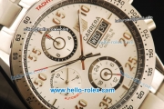 Tag Heuer Carrera Calibre 16 Automatic Movement Full Steel with White Dial and Arabic Numerals