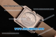 Cartier Tank Anglaise Miyota 9015 Automatic Steel Case with Silver Dial Brown Leather Strap and Roman Numeral Markers