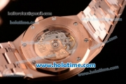 Audemars Piguet Royal Oak 41 Swiss ETA 2824 Automatic Full Rose Gold with Blue Dial and Stick Markers - 1:1 Original (Z)