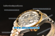 Rolex GMT-Master Vintage Black Dial With Black Bezel 2813 Auto Two Tone Jubilee