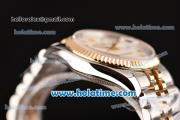 Rolex Datejust Swiss ETA 2836 Automatic 18K Yellow Gold/Steel Case with 18K Yellow Gold Bezel and Beige Dial (BP)