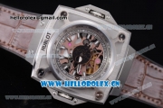 Hublot Masterpiece MP 08 Antikythera Sunmoon Asia 2813 Automatic Steel Case Skeleton Dial Steel Bezel and Stick Markers