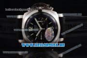 Panerai Luminor 1950 Chrono Flyback PAM 212 Swiss Valjoux 7750 Automatic Steel Case with Black Dial and Black Rubber Strap Stick/Arabic Numeral Markers Panerai Luminor 1950 Chrono Flyback PAM 212 Swiss Valjoux 7750 Automatic Steel Case with Black Dial and Black Rubber Strap Stick/Arabic Numeral Markers