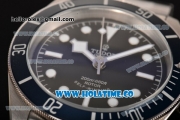 Tudor Heritage Black Bay Asia 2813 Automatic Steel Case/Bracelet with White Markers Black Dial and Blue Bezel (ZF)