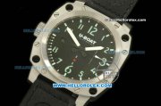 U-Boat Thousands of Feet Swiss ETA 2836 Automatic Movement Steel Case with Black Dial and Black Leather Strap U-Boat Thousands of Feet Swiss ETA 2836 Automatic Movement Steel Case with Black Dial and Black Leather Strap
