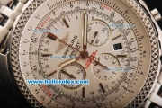 Breitling Bentley Motors Swiss Valjoux 7750 Automatic Movement Full Steel with White Dial and Honeycomb Bezel