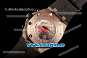 Audemars Piguet Royal Oak Offshore Sebastien Buemi Chronograph Clone AP Calibre 3126 Automatic Steel Case with Stick Markers Black Dial and PVD Bezel (JF)