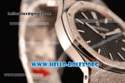 Audemars Piguet Royal Oak Lady Miyota Quartz Steel Case with Black Dial and Steel Bracelet (EF)