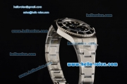 Rolex Submariner Rolex 3135 Automatic Stainless Steel Case with Stainless Steel Strap and Black Dial Stick Markers