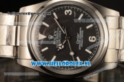 Rolex Explorer Cartier Asia Auto with Steel Case Black Dial and Steel Bracelet