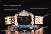 Omega De Ville Tresor Master Co-Axial Swiss ETA 2824 Automatic Full Rose Gold with Stick Markers and Black Dial