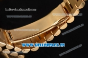 Rolex Day Date II Swiss ETA 2836 Automatic 18K Yellow Gold Case/Bracelet with Yellow Gold Dial and Stick Markers (BP)