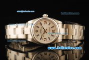 Rolex Air King Automatic Movement ETA Coating Case and Silver Dial and Steel Strap