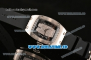 Richard Mille RM007 Miyota 6T51 Automatic Steel Case with Diamonds Dial and Black Rubber Strap