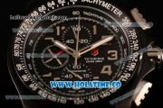 Victorinox Swiss Army Miyota OS10 Quartz PVD Case with Arabic Numeral Markers and Black Dial (YF)