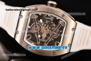 Richard Mille RM 038 Asia Automatic Steel Case with Skeleton Dial and White Inner Bezel