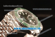 Rolex Submariner Green Ceramic Bezel With Green Dial All Steel With ETA 2836 EW