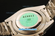 Rolex Submariner Swiss ETA 2836 Automatic Movement Steel Case and Strap with Green Dial and Green Ceramic Bezel