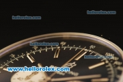 Breitling Transocean Chronograph Quartz Full Steel with Black Dial