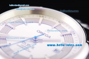 Omega De Ville Hour Vision Swiss ETA 2836 Automatic Movement Full Steel with White Dial