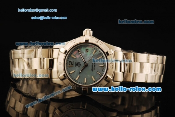 Tag Heuer Aquaracer Swiss Quartz Movement Full Steel with Blue MOP Dial and White Markers