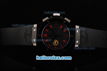 Hublot Big Bang Spanish Federation Bang Swiss Valjoux 7750 Automatic Movement Ceramic Bezel with Black Dial and Red Stick Markers