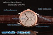 Tag Heuer Carrera Quartz Steel Case with Rose Gold Bezel and White Dial