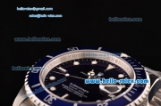 Rolex Submariner Asia 2813 Automatic Steel Case/Strap with Blue Dial and Super LumiNova Markers - ETA Coating