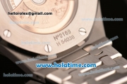 Audemars Piguet Royal Oak Miyota 9015 Automatic Full Steel with Sitck Markers and Blue Dial - 1:1 Original Best Version