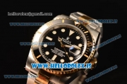 Rolex Submariner Two Tone Black Model ETA2836 Auto 1:1 Clone With Ceramic Bezel 116613LN