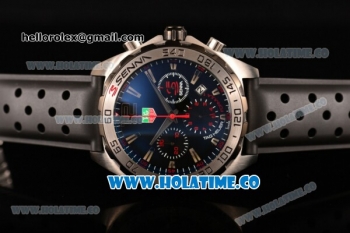 Tag Heuer Formula 1 Miyota OS20 Quartz Steel Case with Blue Dial and Silver Stick Markers