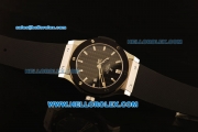 Hublot Classic Fusion Swiss ETA 2824 Automatic Steel Case with PVD Bezel and Black Carbon Fiber Dial - 1:1 Original