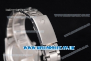 Rolex Pre-Daytona Chrono Miyota OS20 Quartz Stainless Steel Case/Bracelet with White Dial and Stick Markers
