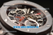 Hublot Big Bang Unico Chrono Swiss Valjoux 7750 Automatic PVD Case PVD Bezel with Skeleton Dial and Black Rubber Strap - 1:1 Original