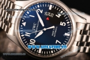IWC Pilot's Watch Mark XVII Swiss ETA 2892 Automatic Full Steel with Black Dial and Arabic Numeral Markers