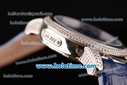 Ulysse Nardin Freak Automatic Steel/Diamond Case with Blue Dial and Blue Leather Strap (EF)