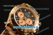 Rolex Daytona Yellow Gold Rolex 4130 Auto Best Edition 1:1 Clone Black Dial 116518LN