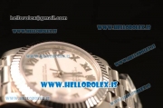 Rolex Datejust 31 Steel 2836 Auto With Steel Bracelet White Dial Roman