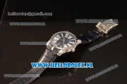 Roger Dubuis Excalibur Clone Roger Dubuis RD830 Automatic Steel Case with Blue Dial Stick Markers and Black Genuine Leather