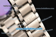 IWC Portuguese Chrono Miyota Quartz Full Steel with Pink Dial and Arabic Numeral Markers