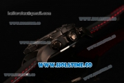 Breitling Avenger Skyland Chrono Swiss Quartz PVD Case with Black Dial and Red/Black Nylon Strap