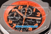 Audemars Piguet Royal Oak Offshore Volcano Chrono Swiss Valjoux 7750 Automatic Full Steel with Black Dial and Orange Markers (JF)