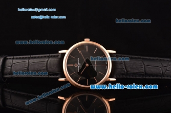 Vacheron Constantin Patrimony Automatic Rose Gold Case with Black Dial