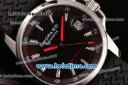Chopard Alfa Romeo Miyota OS2035 Quartz Steel Case with Black Dial and Stick Markers