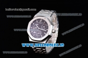 Audemars Piguet Royal Oak Double Time Chrono Asia Automatic Steel Case Black Dial With Stick Markers Steel Bracelet