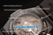 Hublot Big Bang Unico Chrono Swiss Valjoux 7750 Automatic PVD Case with Skeleton Dial and Black Rubber Strap - 1:1 Original