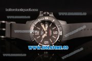 Ball Engineer Hydrocarbon Spacemaster Miyota 8205 Automatic PVD Case with Black Dial Rubber Strap and Luminous White Markers