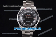 Rolex Milgauss Vintage 1950's Asia 2813 Automatic Stainless Steel Case/Bracelet with Black Dial and Dot Markers