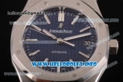 Audemars Piguet Royal Oak Clone AP Calibre 3120 Automatic Full Steel with Blue Dial and Silver Stick Markers (ZF)